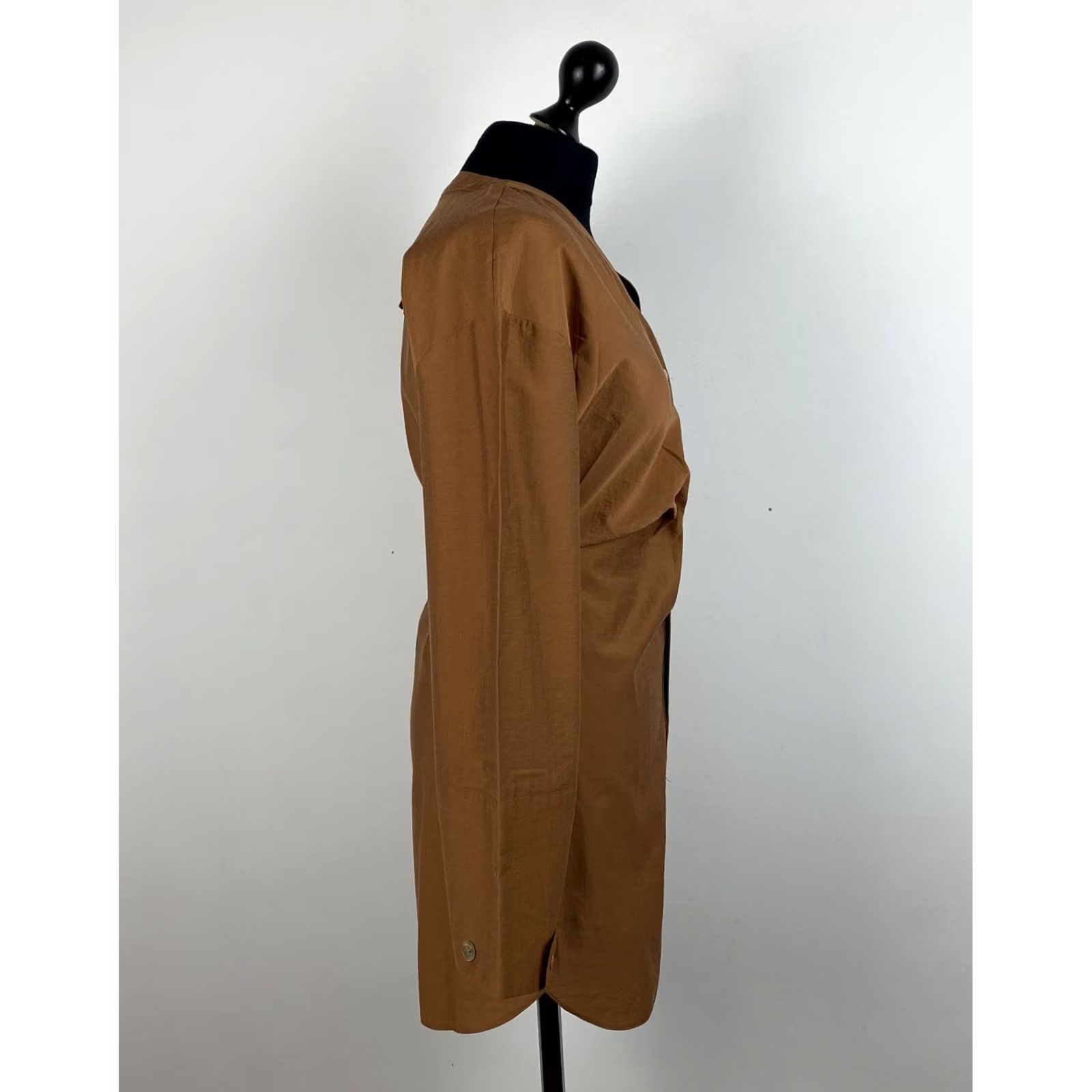 Nanushka Nanushka womens brown button front dress Size XS BNWT Size XS / US 0-2 / IT 36-38 - 2 Thumbnail