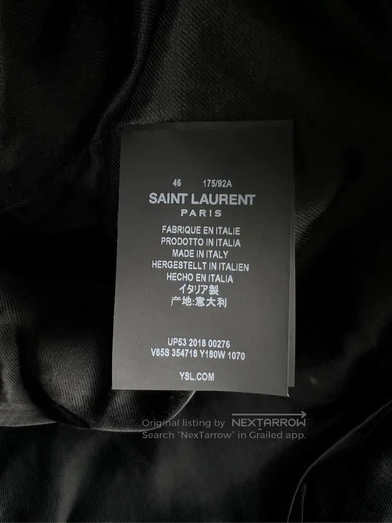 Saint Laurent Paris Saint Laurent Paris Black and white baseball jacket Size US S / EU 44-46 / 1 - 4 Thumbnail