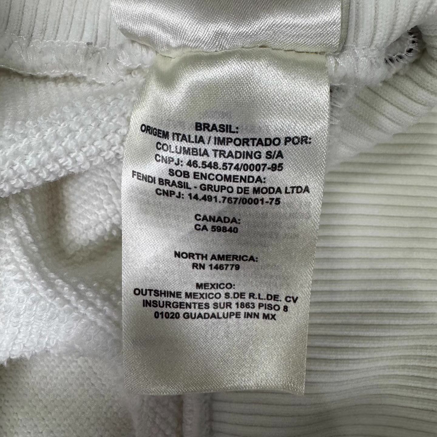 Fendi Fendi White All-Over Logo Tape Trousers Q10 Size US 34 / EU 50 - 3 Thumbnail