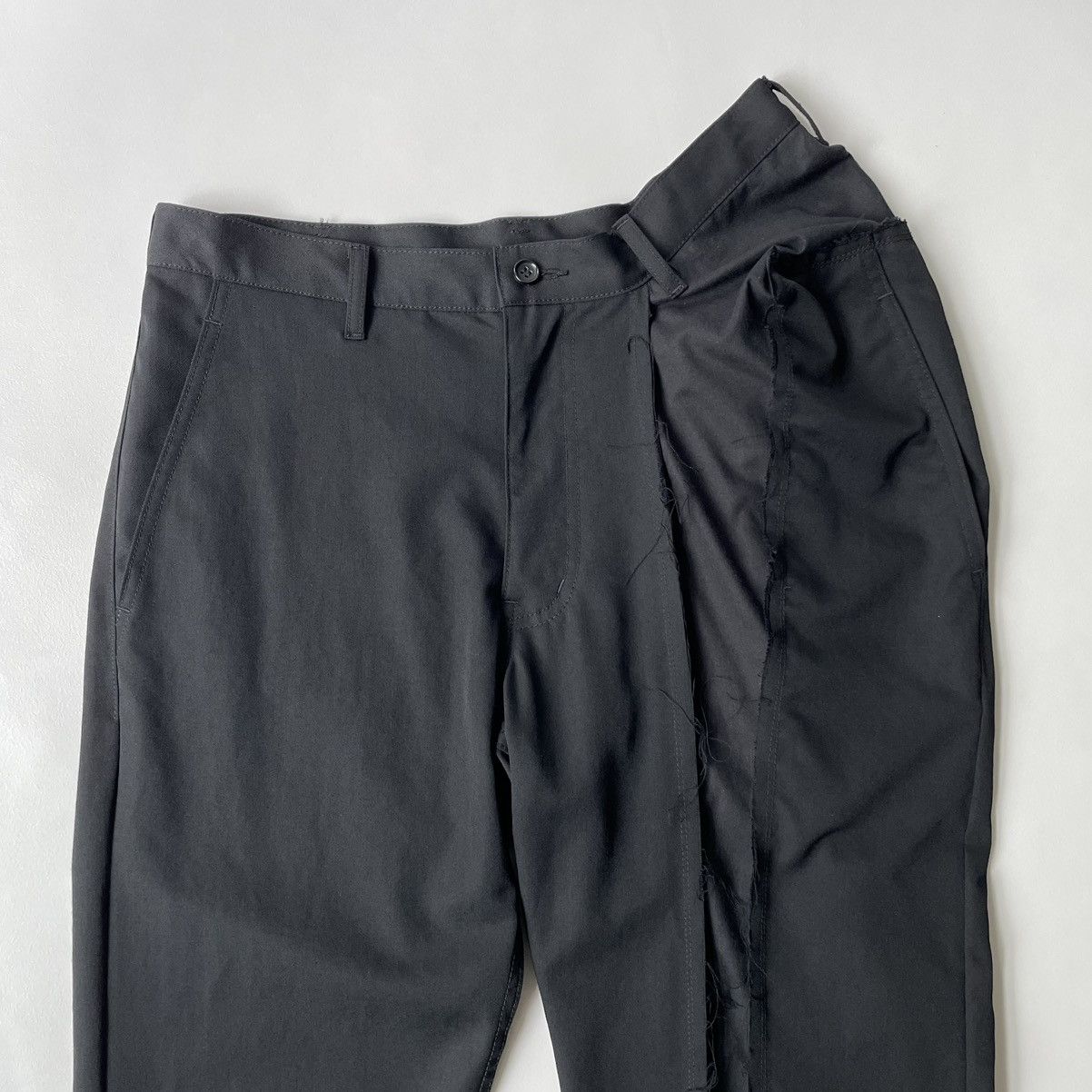 Comme des Garcons A/W 06 ‘Reworked’ Black Wool Trousers Size 26" / US 2 / IT 38 - 3 Thumbnail