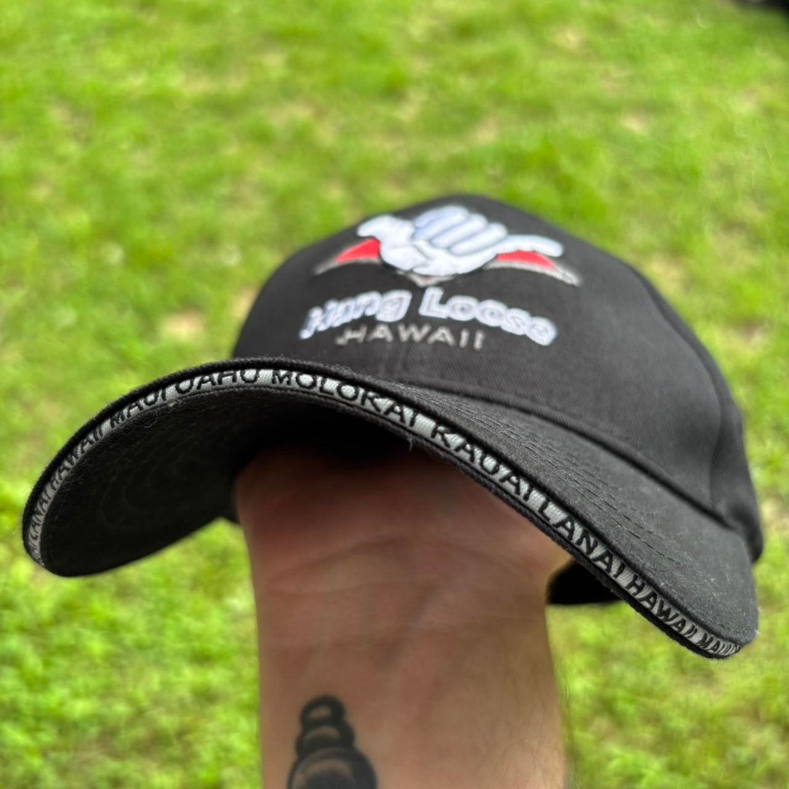 Billabong × Quicksilver × Vintage 90s Hawaii Hang Loose Embroidered Surfer Hat Size ONE SIZE - 3 Thumbnail