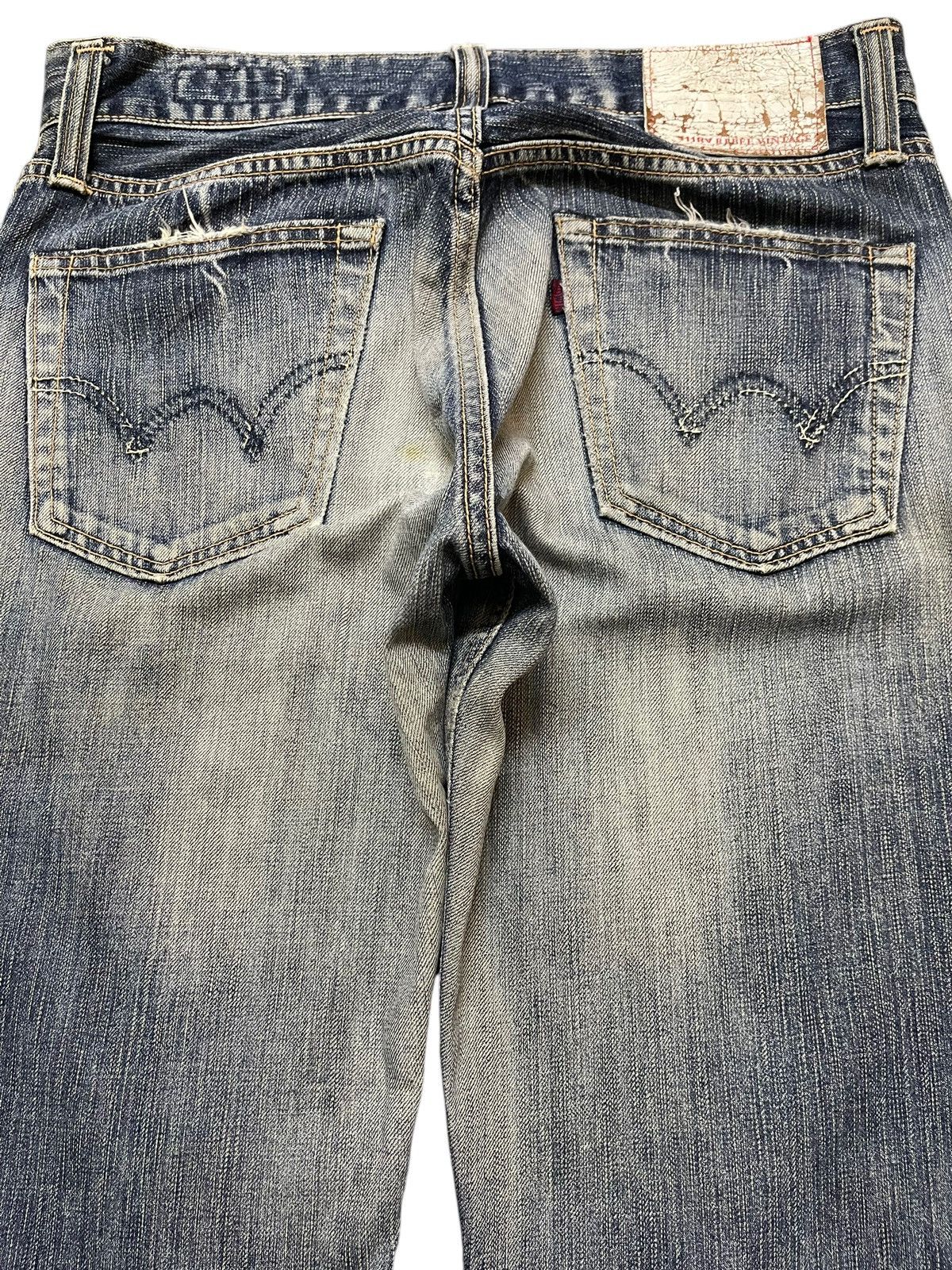 Edwin Edwin Rebel Vintage Blue Faded Wash Distress Baggy Jeans Size US 32 / EU 48 - 5 Thumbnail