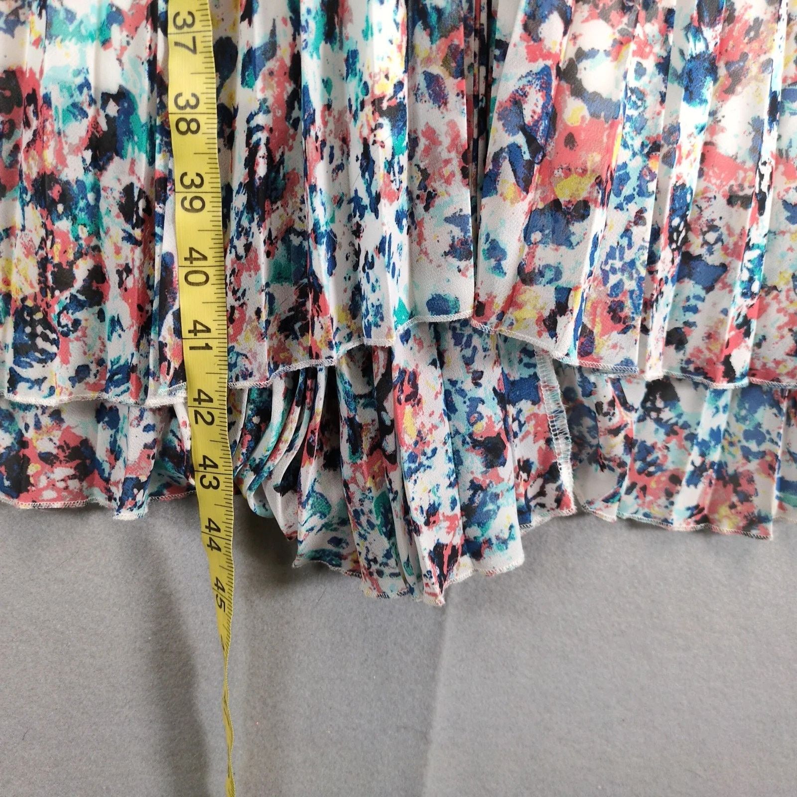 Anthropologie Plenty by Tracy Reese Morgan Pleated High-Low Dress Sz 6 Size M / US 6-8 / IT 42-44 - 8 Thumbnail
