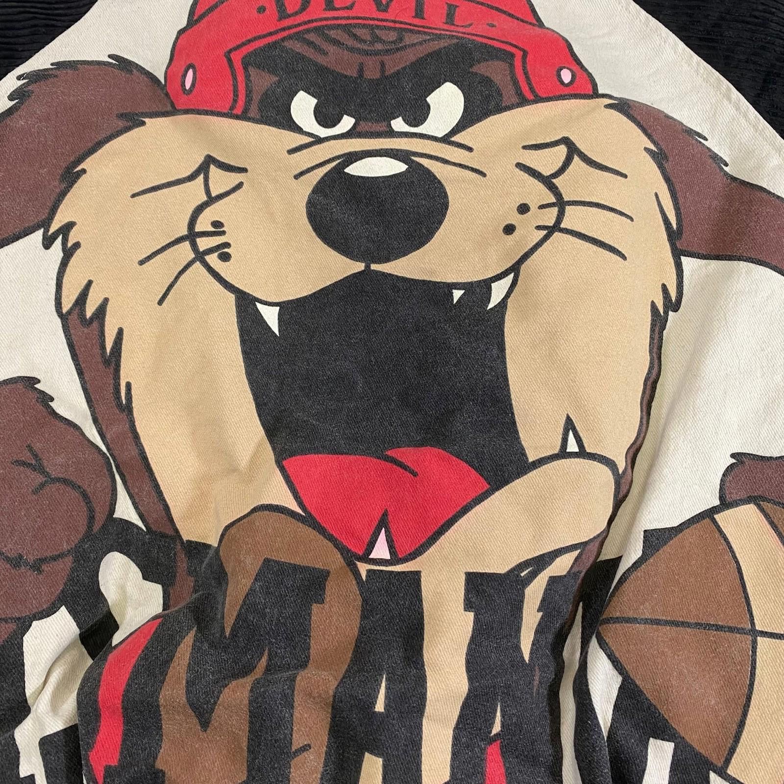 Other Vintage Looney Tunes Tasmanian Devil Varsity Baseball Jacket Size ONE SIZE - 10 Thumbnail