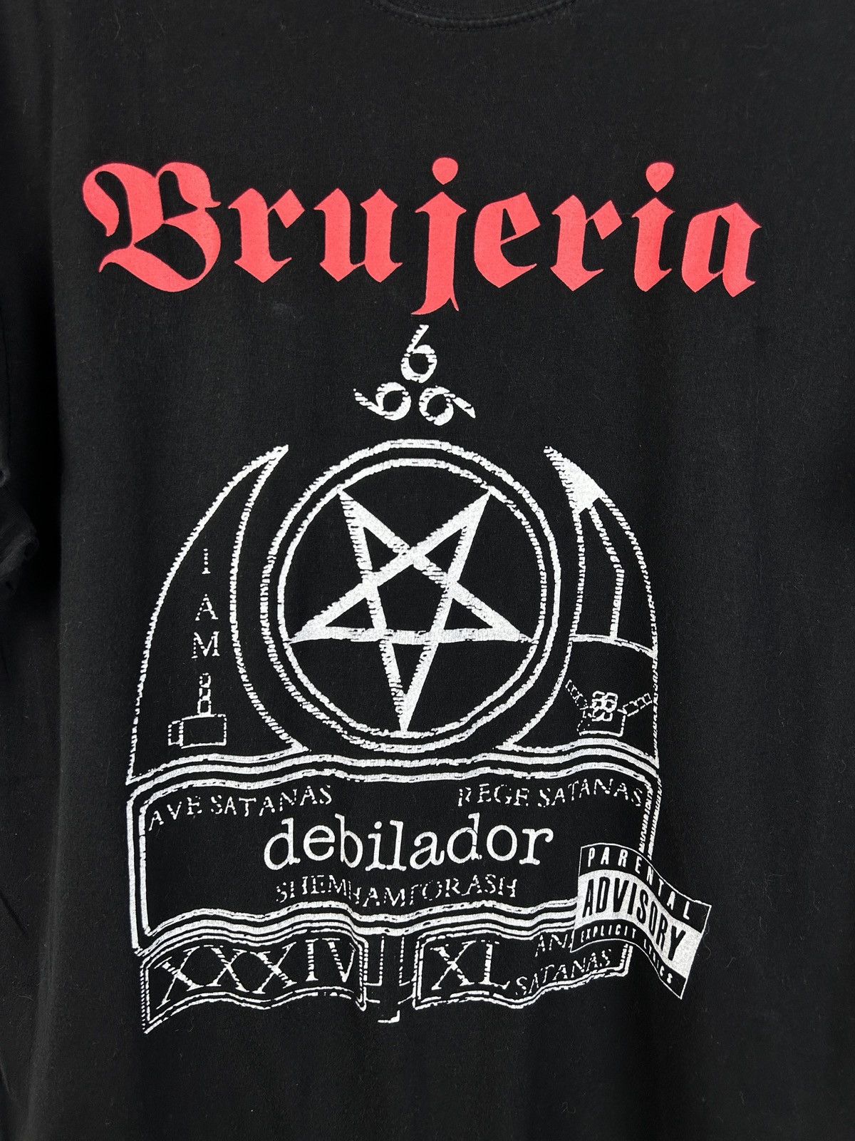 Band Tees 00s Vintage Brujeria Debilador 2009 European Tour T-Shirt Size US M / EU 48-50 / 2 - 2 Thumbnail