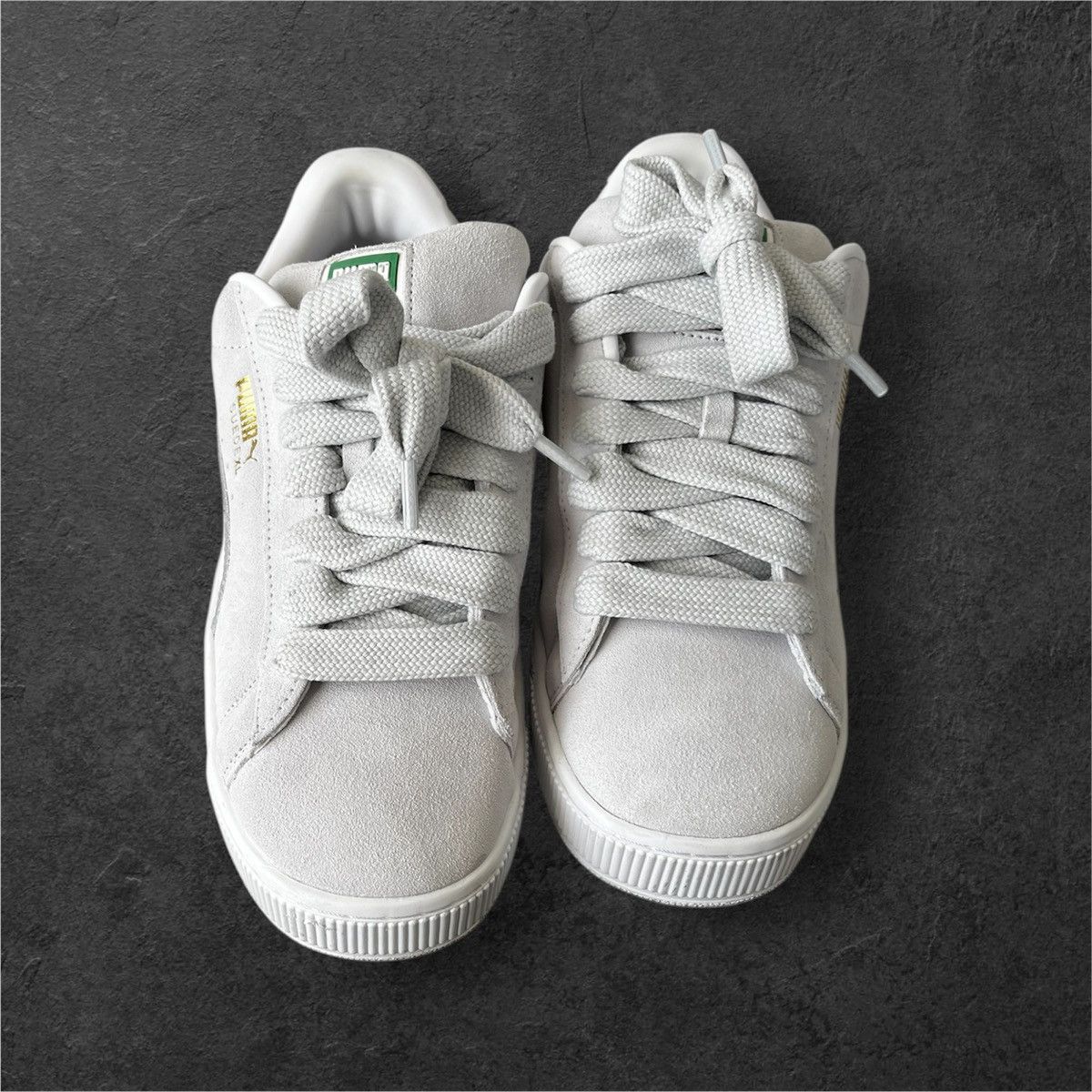 Puma White Puma suede XL shoes Size US 13 / EU 46 - 6 Thumbnail
