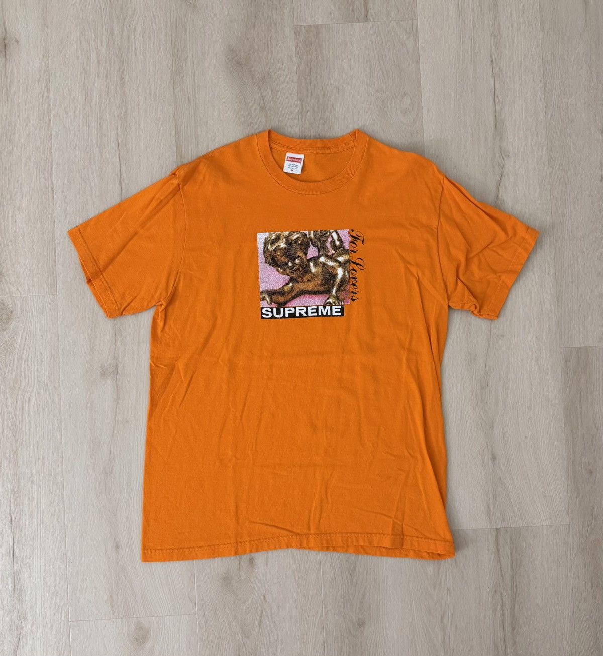 Supreme Supreme FW20 Lovers Tee Orange Size US M / EU 48-50 / 2 - 1 Thumbnail