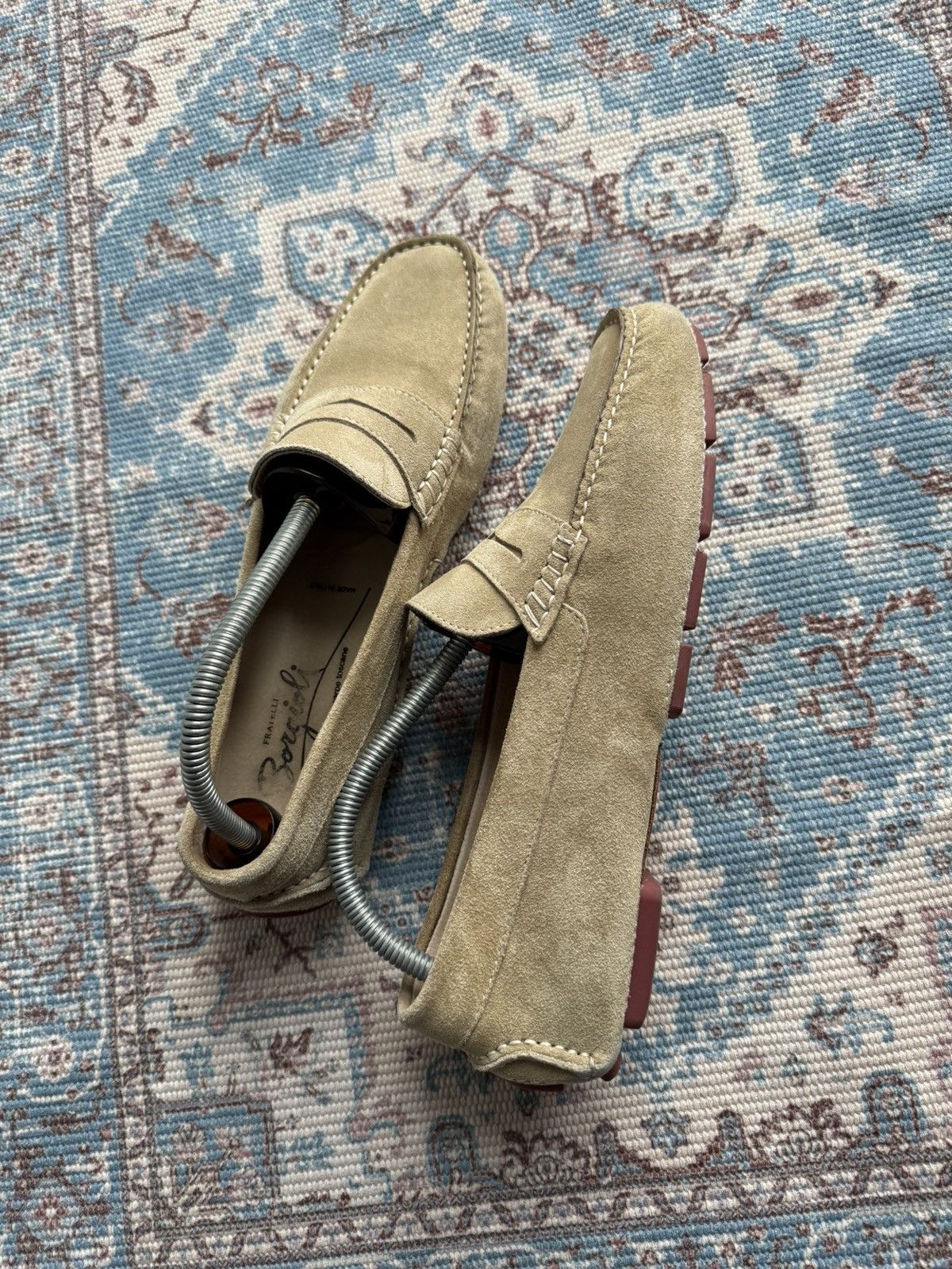 Other Fratelli Borgioli Suede Loafers Shoes Size 40,5 Size US 7.5 / EU 40-41 - 12 Thumbnail