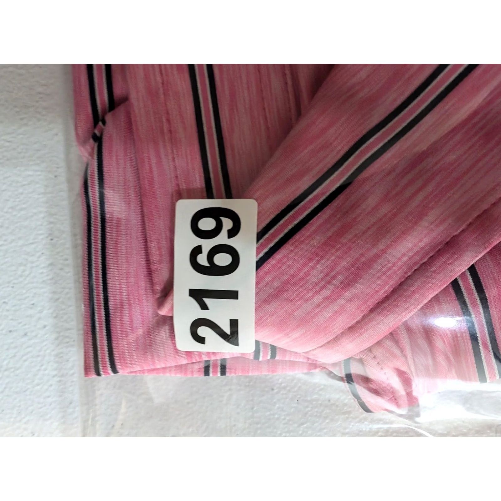 Footjoy FootJoy Polo Shirt Mens M Pink Striped Performance Golf 12 Oaks Embroidered Size US M / EU 48-50 / 2 - 8 Thumbnail