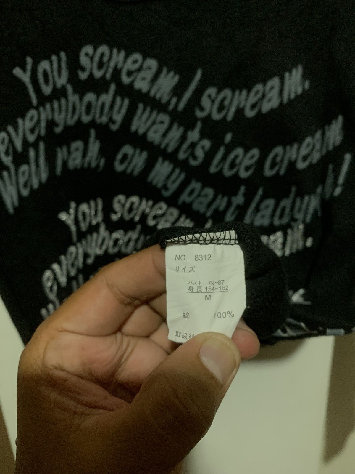 Hysteric Glamour × Undercover Japanese Scream Poem Quotes Longsleve Tee Shirt Size M / US 6-8 / IT 42-44 - 8 Thumbnail