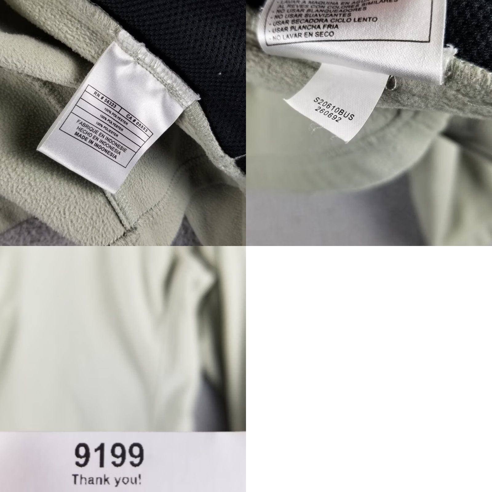 Nike Nike ACG Jacket Women M Green Fleece Coat 2 Pocket Full Zip Vintage All Conditions Gear Size M / US 6-8 / IT 42-44 - 9 Thumbnail
