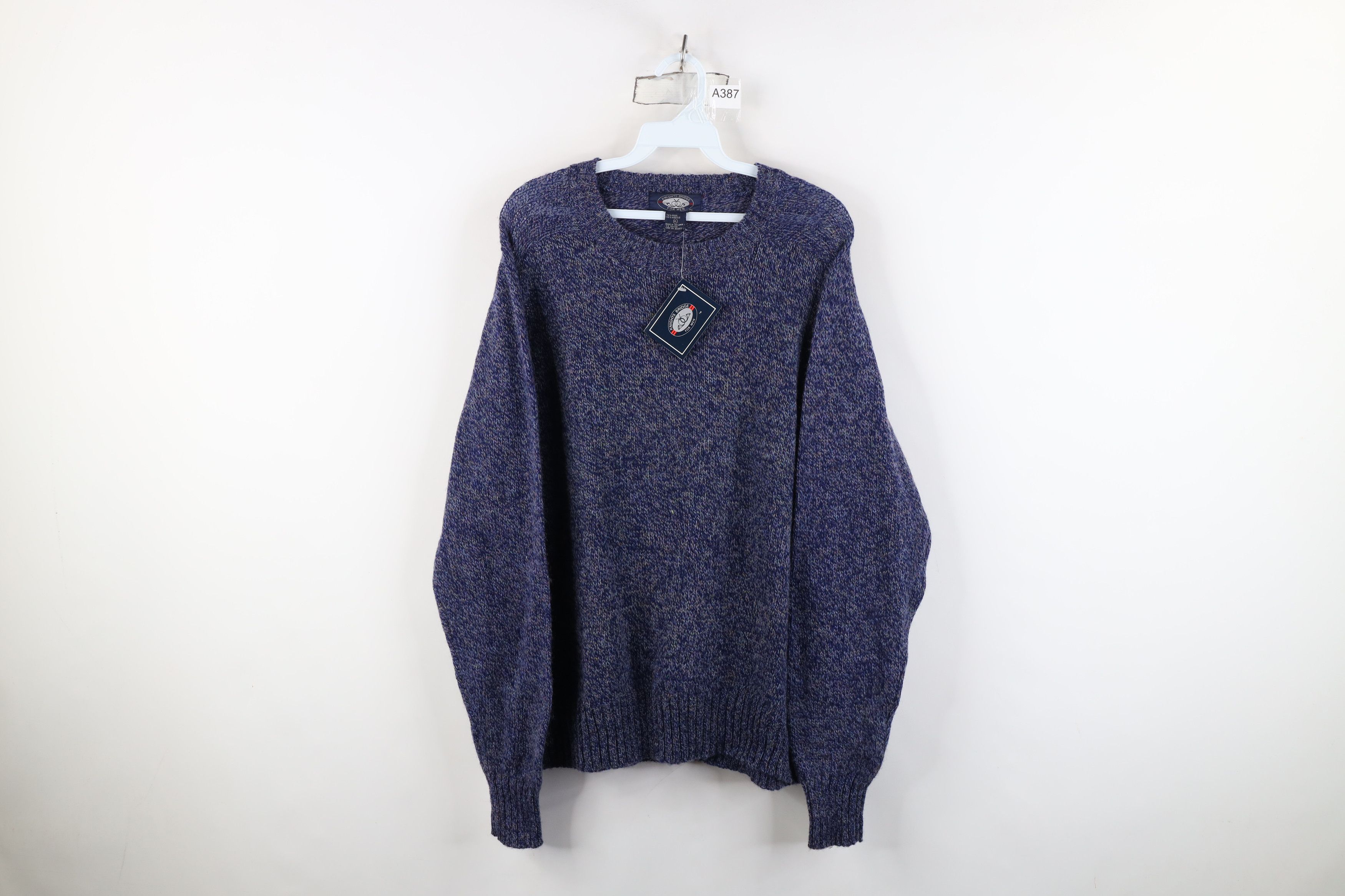 Vintage Deadstock Vintage 90s Streetwear Blend Knit Crewneck Sweater Size US XL / EU 56 / 4 - 1 Thumbnail