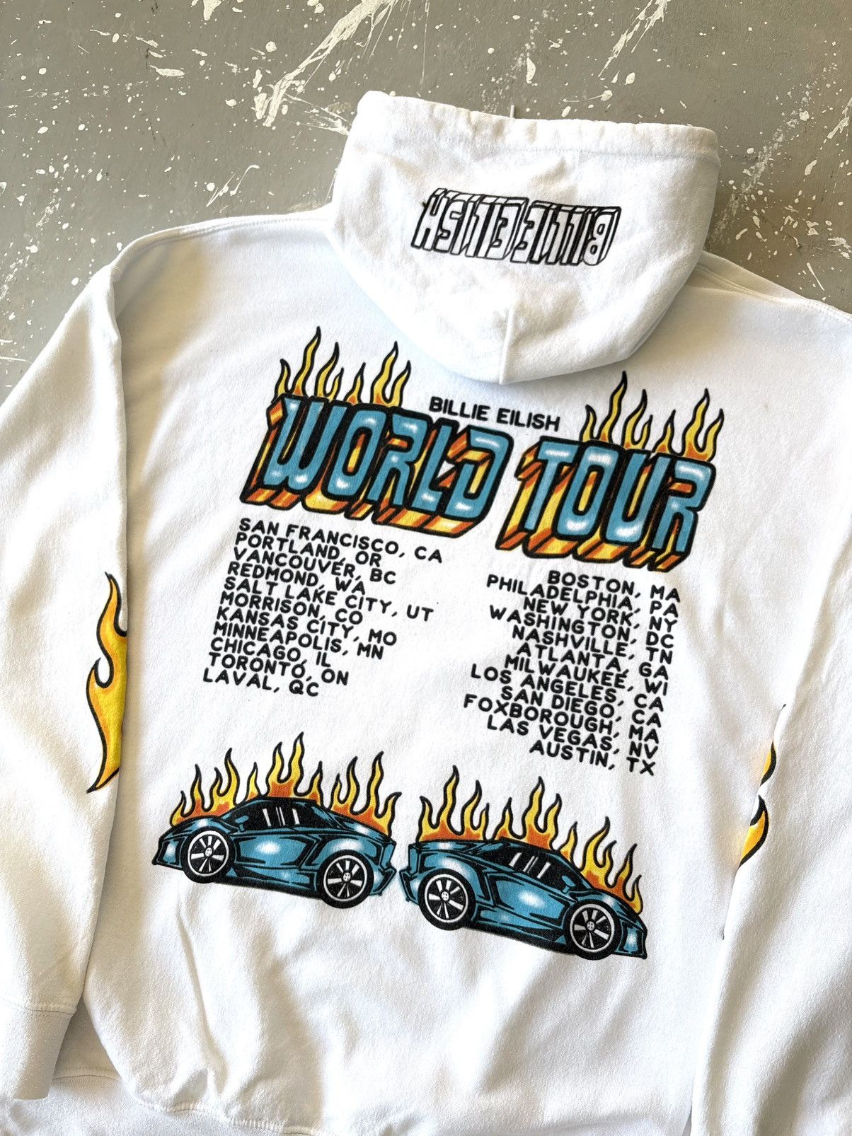 Billie Eilish Billie Eilish Official World Tour 2019 Hoodie Sweatshirt Size US XL / EU 56 / 4 - 5 Thumbnail