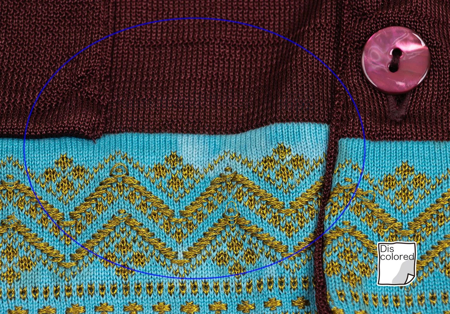 Jean Paul Gaultier Embroidered Panel Knit Cardigan in Bordeaux and Other Colors Size US M / EU 48-50 / 2 - 6 Thumbnail
