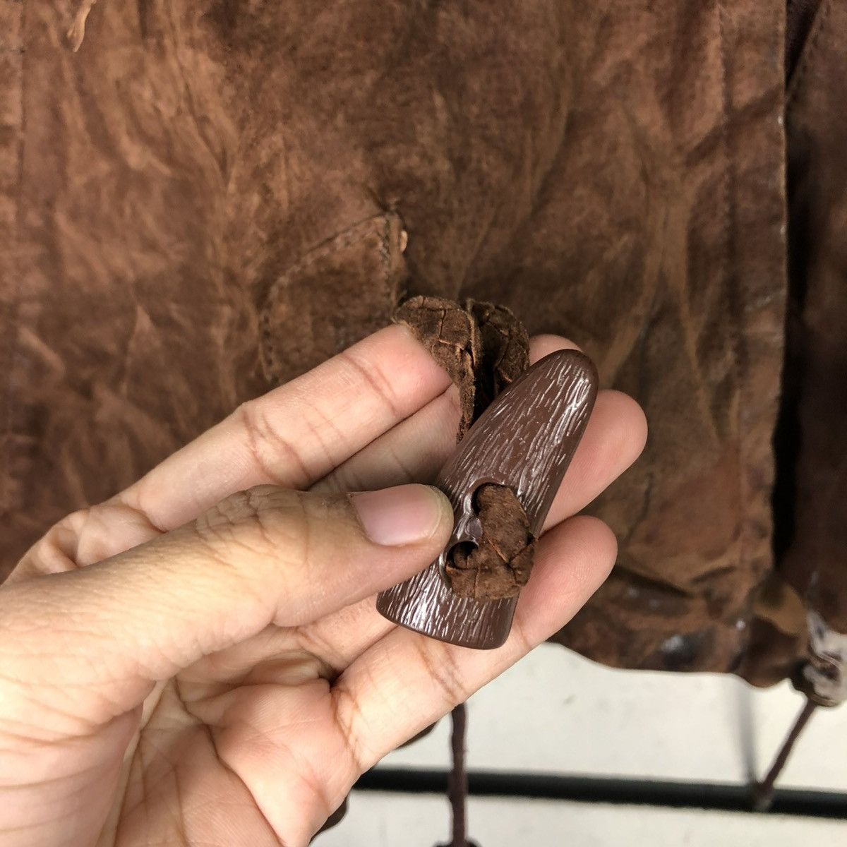 Vintage 🔥VINTAGE LEATHER JACKET HUNTING G-III MINK FUR HOODIE Size US M / EU 48-50 / 2 - 19 Thumbnail