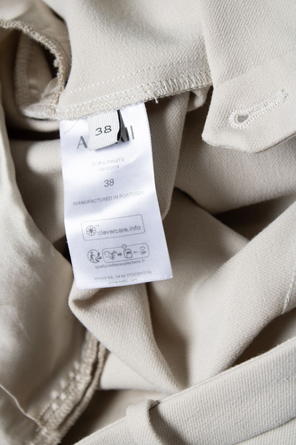 Other Arakii, beige Sora pantalon with slide pockets Size 28" / US 6 / IT 42 - 5 Thumbnail