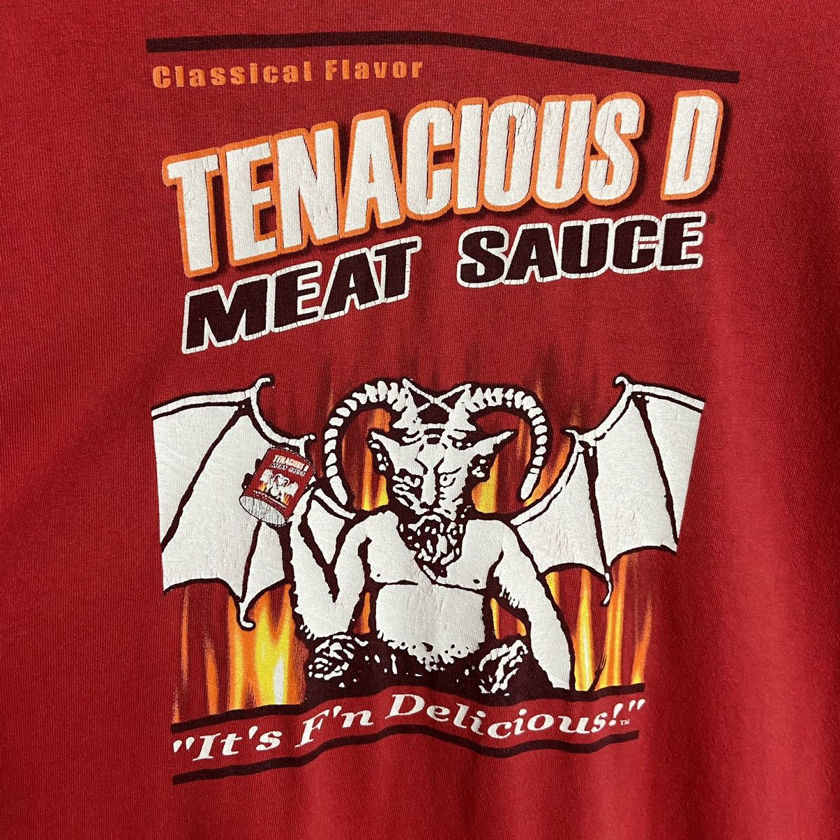 Band Tees × Vintage Vintage Tenacious D Satanic Band Movie T-Shirt Size US XL / EU 56 / 4 - 3 Thumbnail