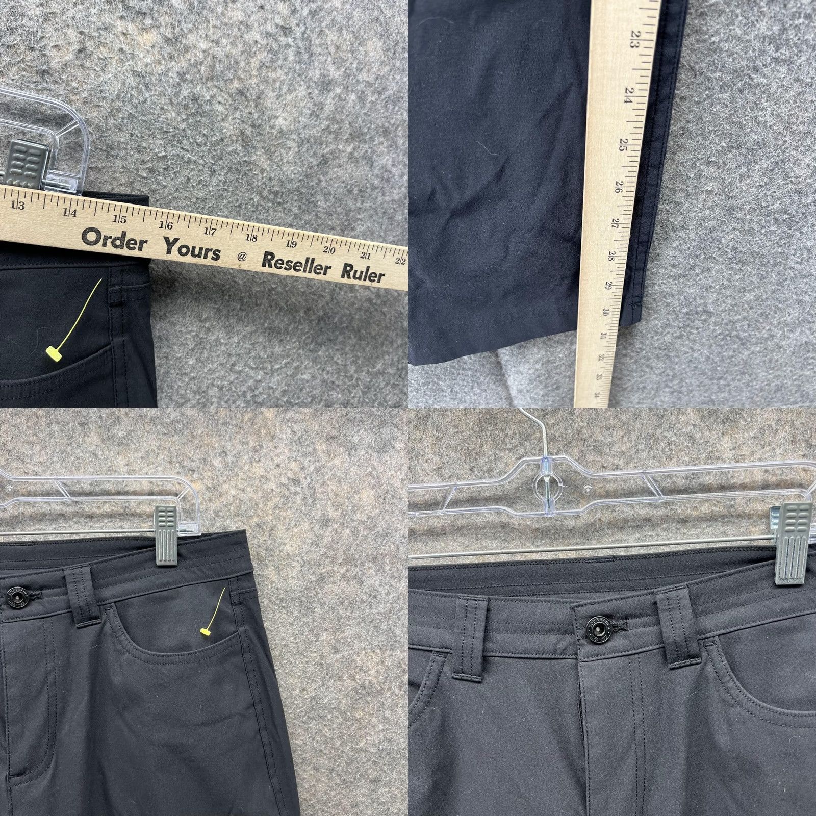 Eddie Bauer Eddie Bauer Pants Women 6 Black Chino Flat Front Nylon Casual Spandex Size 28" / US 6 / IT 42 - 8 Thumbnail