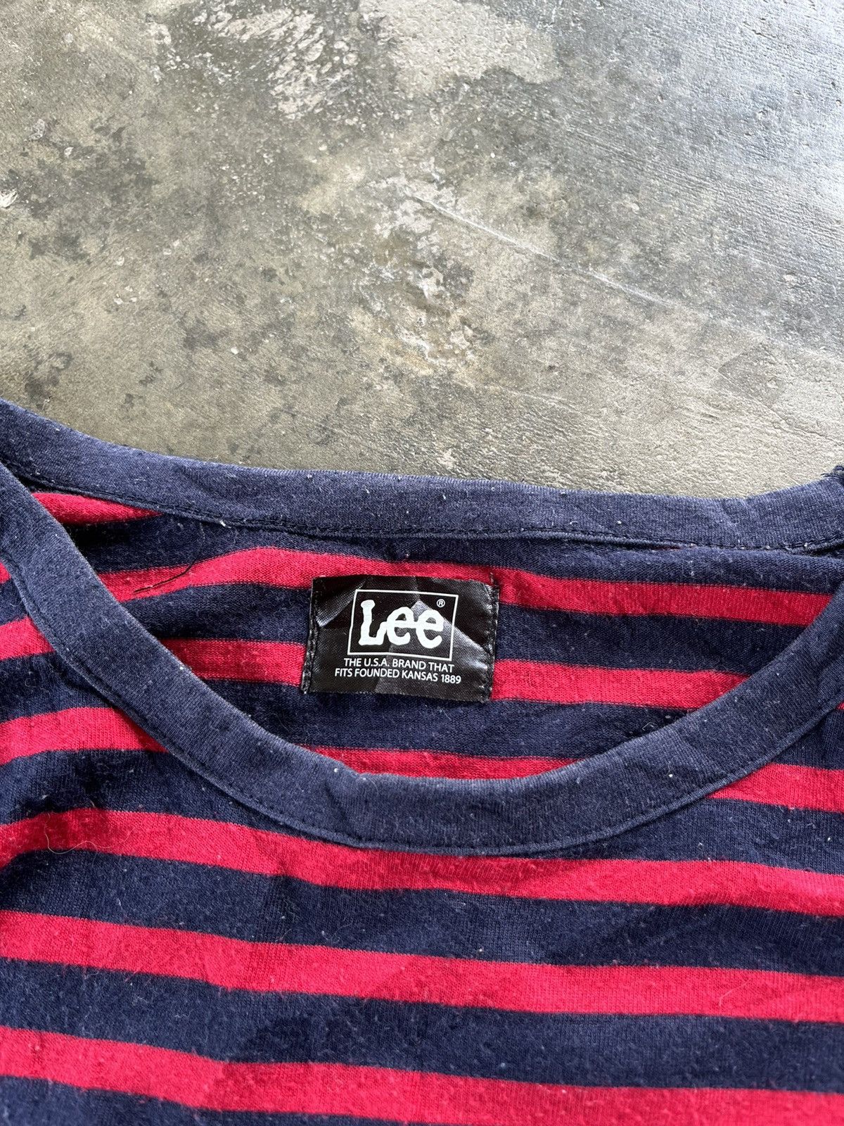 Lee ⚡️Lee Single Pocket Stripe Long Sleeve Tee Size US M / EU 48-50 / 2 - 2 Thumbnail