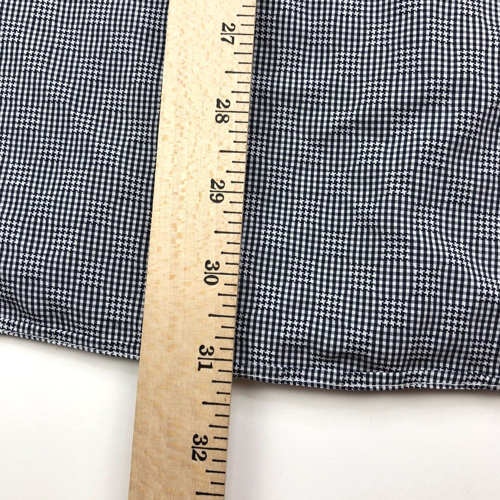 BUGATCHI Bugatchi Uomo Shaped Fit 17/36 Mens Button Front Long Sleeve Dress Shirt Size 46R - 5 Thumbnail