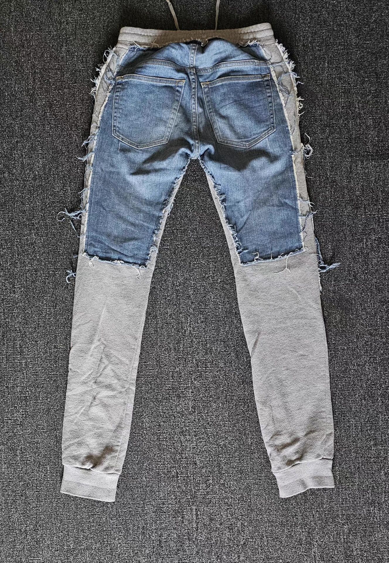 Balmain Balmain denim patchwork sweatpants, Size US 30 / EU 46 - 4 Thumbnail