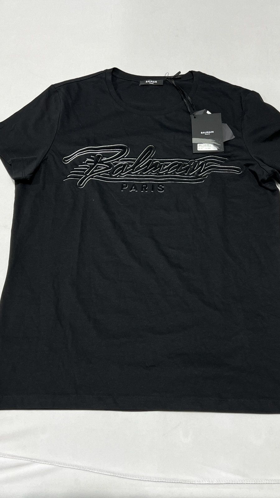 Balmain Balmain Paris Black Tee Size M / US 6-8 / IT 42-44 - 1 Thumbnail