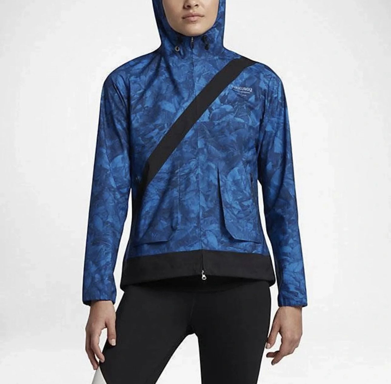 Gyakusou Nike Nikelab x Undercover Gyakusou Running Jacket Camo Leaf Blue Grailed