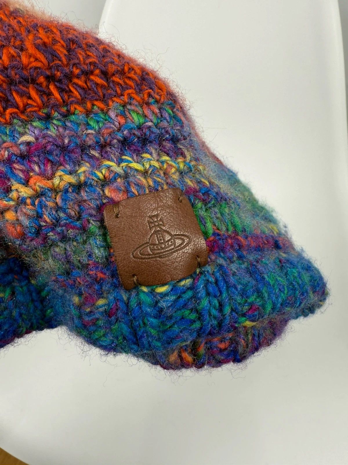 Vivienne Westwood Vivienne Westwood Wool Multicolor Knit Beanie From Japan Size ONE SIZE - 8 Thumbnail