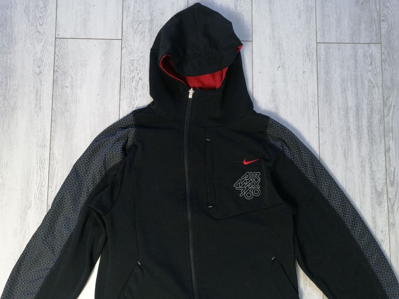 Nike Vintage Nike Air Max 360 Asymmetrical Hoodie Size US S / EU 44-46 / 1 - 2 Thumbnail