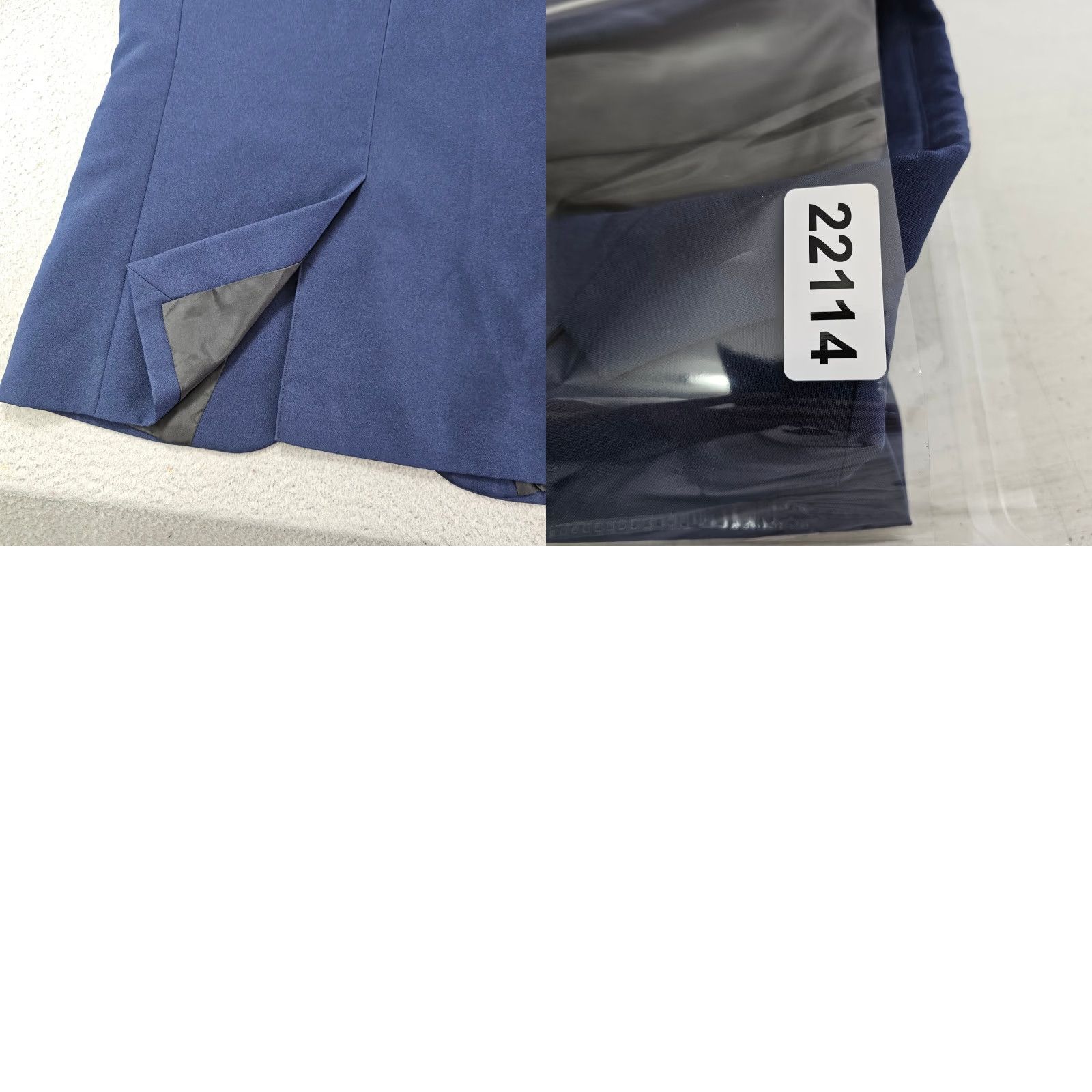H&M H&M Blazer Mens 38S Blue Slim One-Button Notch Lapel Single-Breasted Short Jacket Coat Suit Jacket Blazer Shirt? Size 38R - 9 Thumbnail