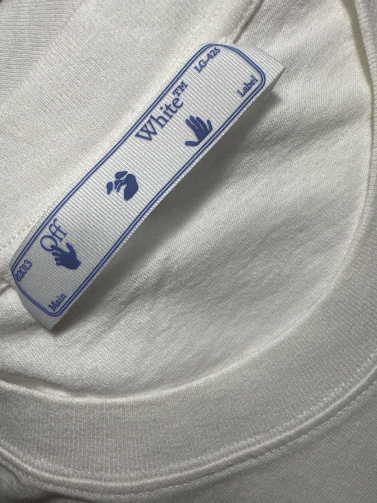 Off-White 🥥Off-White Rubber Font Tee Size US L / EU 52-54 / 3 - 6 Thumbnail