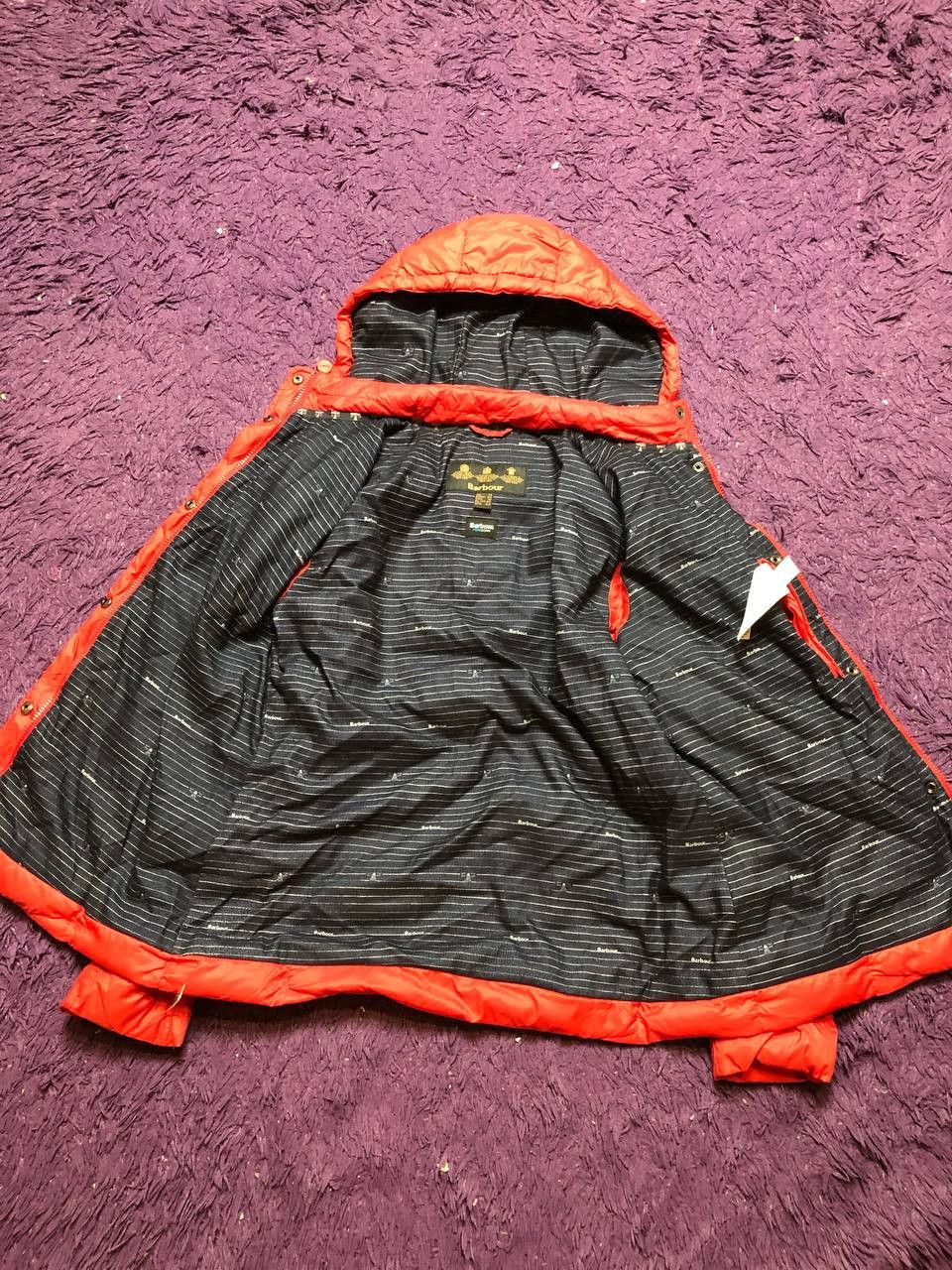 Barbour Vintage Barbour Windproof Red Puffer Jacket Size 10 Size L / US 10 / IT 46 - 20 Thumbnail