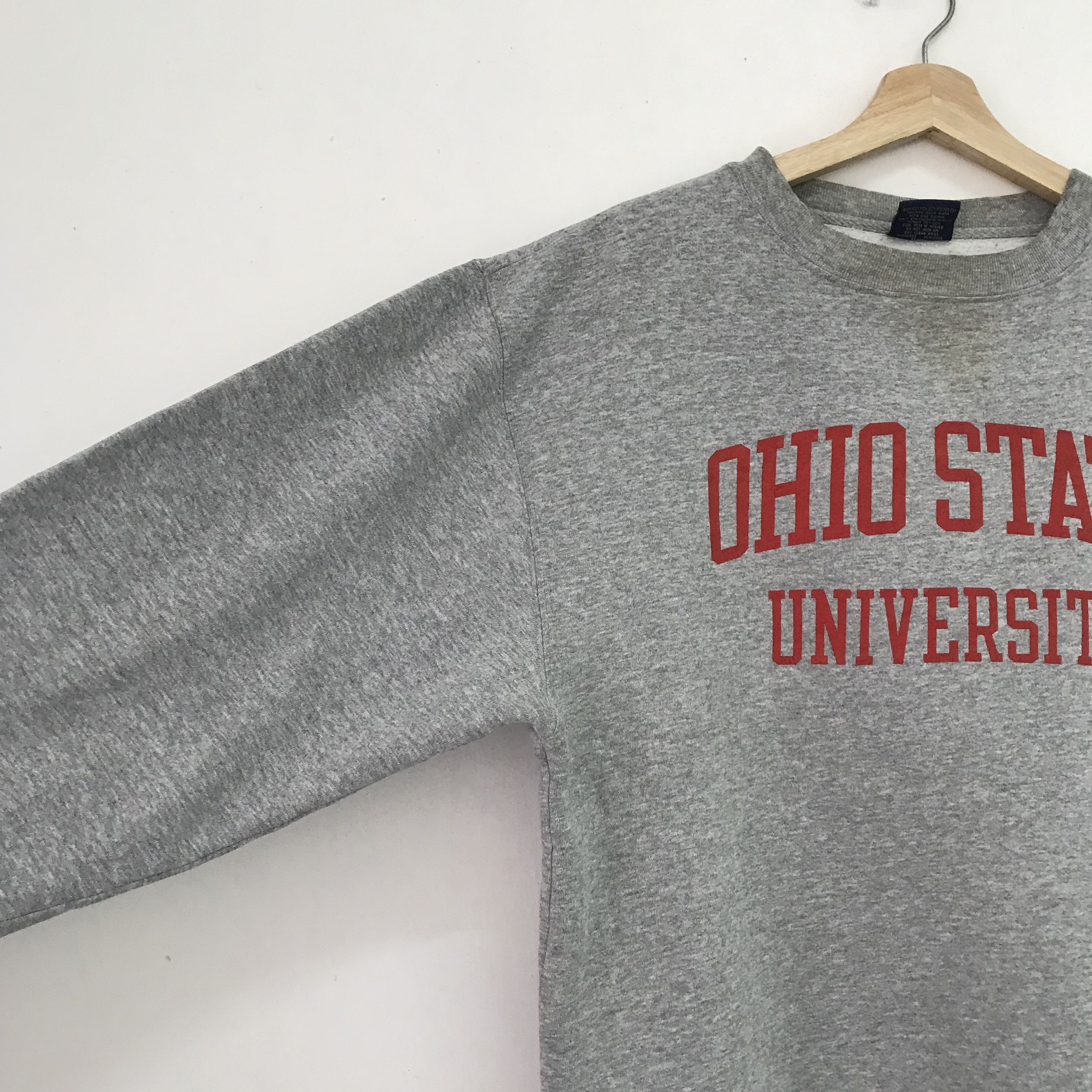 Vintage Vintage Ohio State University Gray Sweatshirt - 380 Size US L / EU 52-54 / 3 - 4 Thumbnail