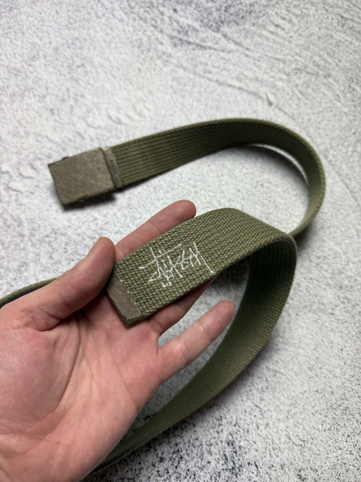 Stussy Vintage Stussy Cotton Belt Logo Y2k Avant Garde Style Rare Size ONE SIZE - 3 Thumbnail