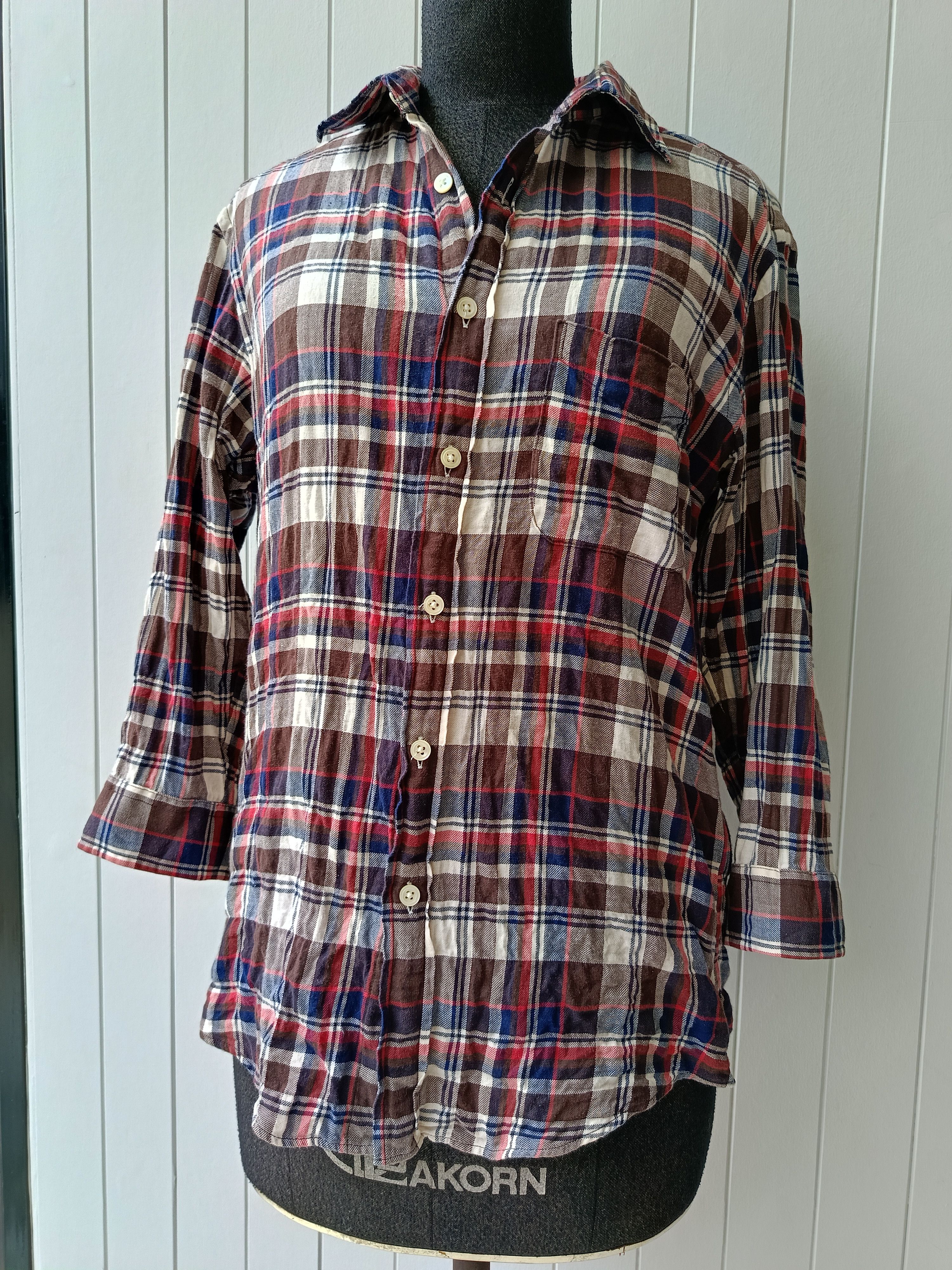 United Arrows UNITED ARROWS Green Label Relaxing unisex 3/4 sleeve shirt Size US S / EU 44-46 / 1 - 4 Thumbnail
