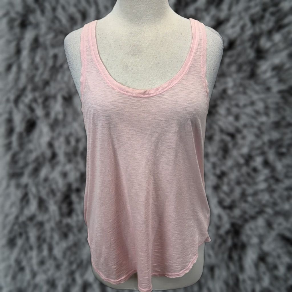Vintage Vintage Fresh Produce Women's Tank Top Sz Medium Pink Cotton Scoop Neck USA 90s Sleeveless Size M / US 6-8 / IT 42-44 - 1 Thumbnail