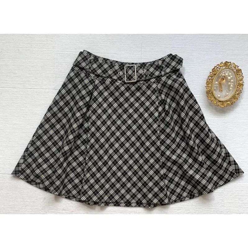 Burberry Burberry Black Wool Midi Skirt Size 26" / US 2 / IT 38 - 1 Thumbnail