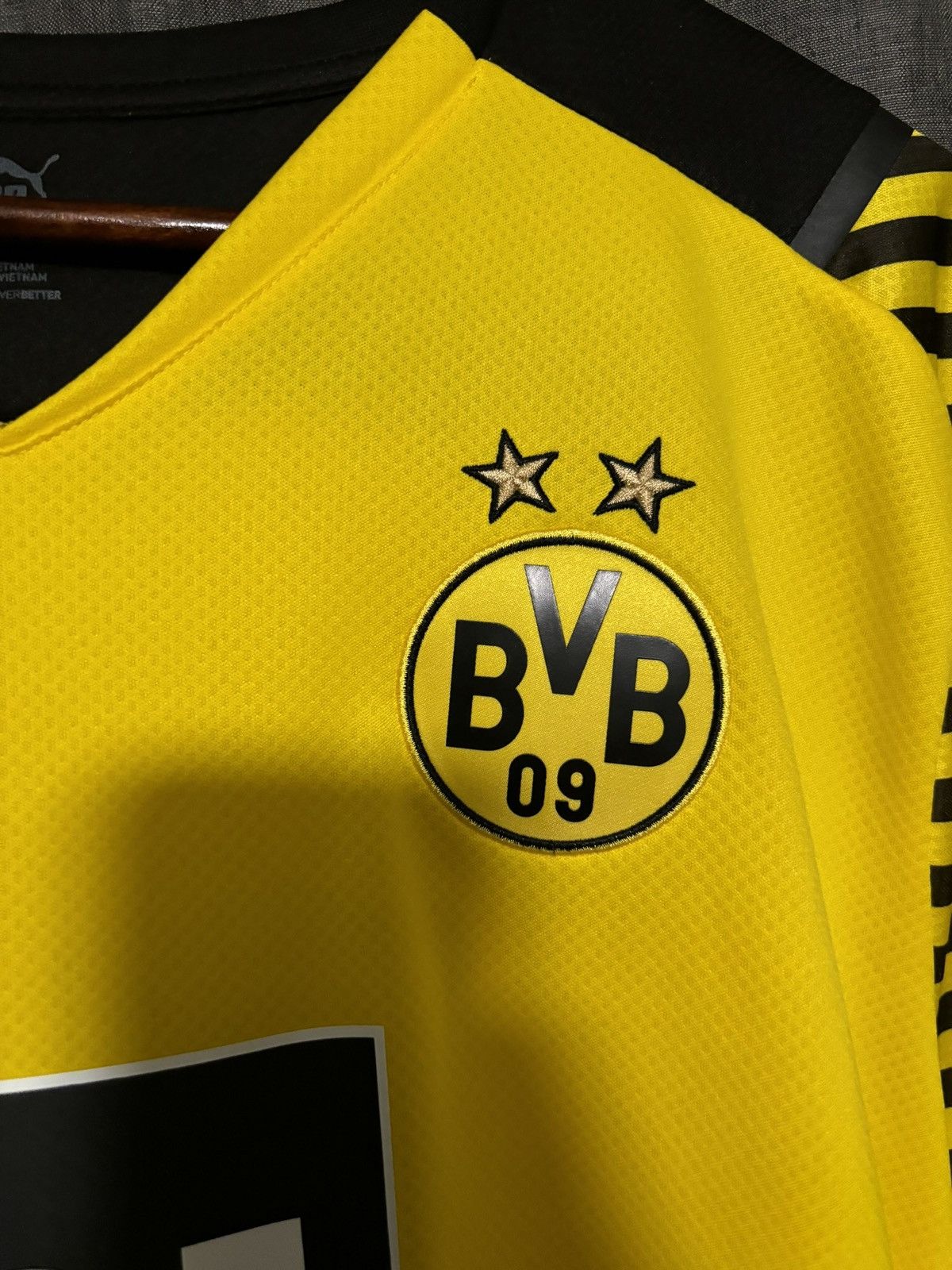 Puma Borussia Dortmund 2021-22 Home Jersey Size US XL / EU 56 / 4 - 2 Thumbnail