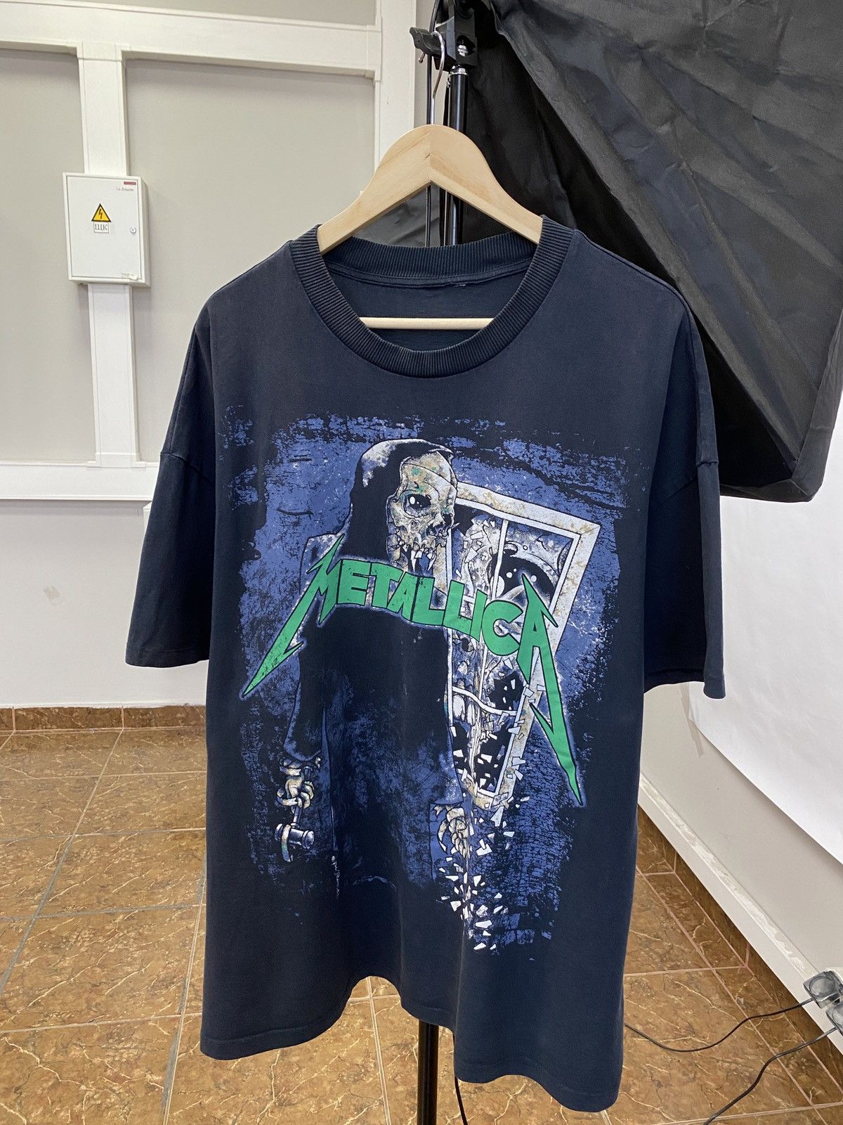 Metallica 🇺🇸💀 Vintage Metallica Pushead Rock Band Rare Retro T-Shirt Size US XL / EU 56 / 4 - 1 Thumbnail