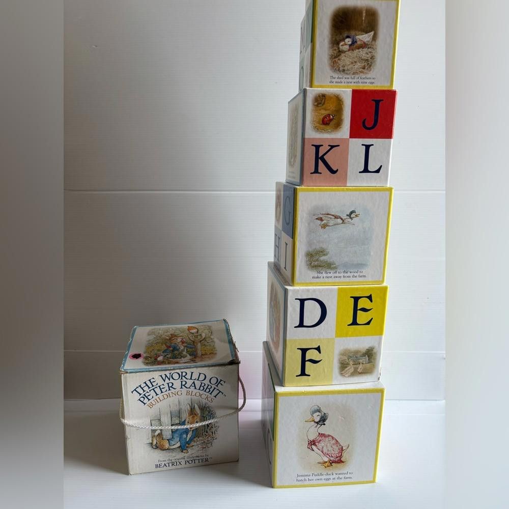 Designer Vintage 1998 The World of Peter Rabbit Building Blocks Size ONE SIZE - 2 Thumbnail