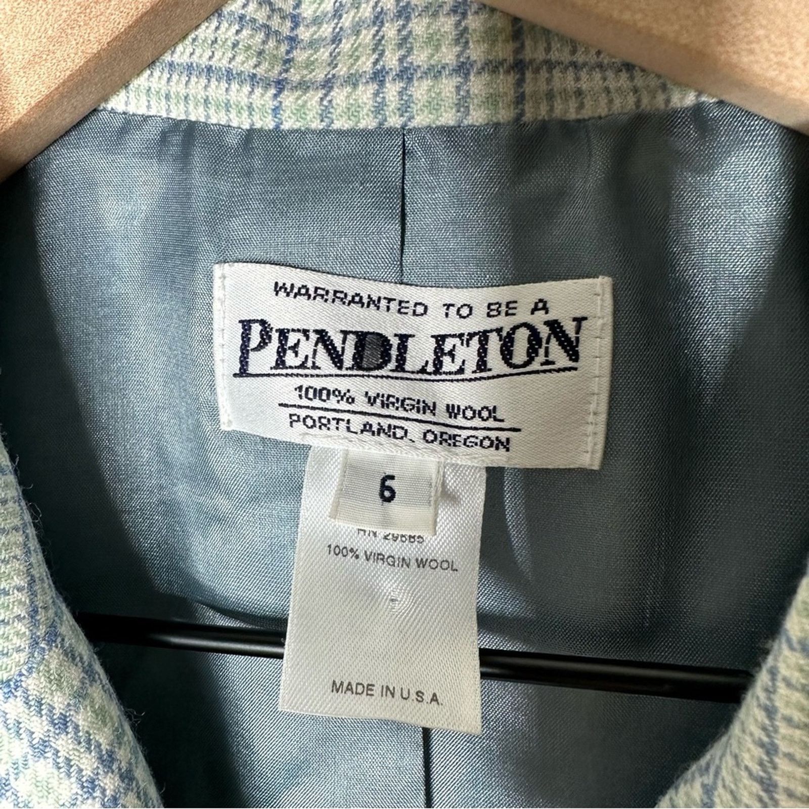 Pendleton PENDLETON Women's Vintage Blazer in Size 6 Size M / US 6-8 / IT 42-44 - 2 Thumbnail