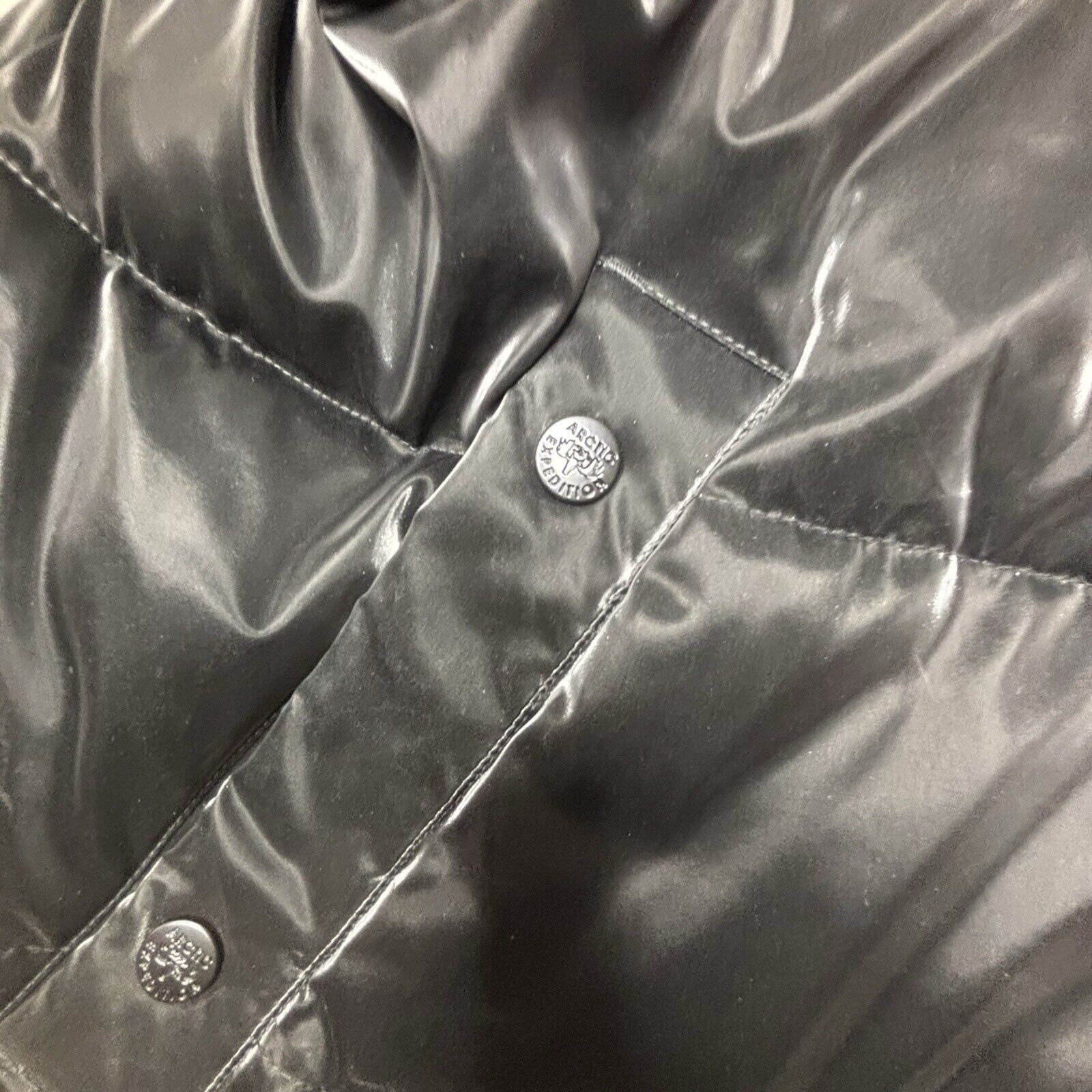& Other Stories Arctic Expedition Liquid Shine Puffer Coat w/ Stand Collar Size XL / US 12-14 / IT 48-50 - 11 Thumbnail
