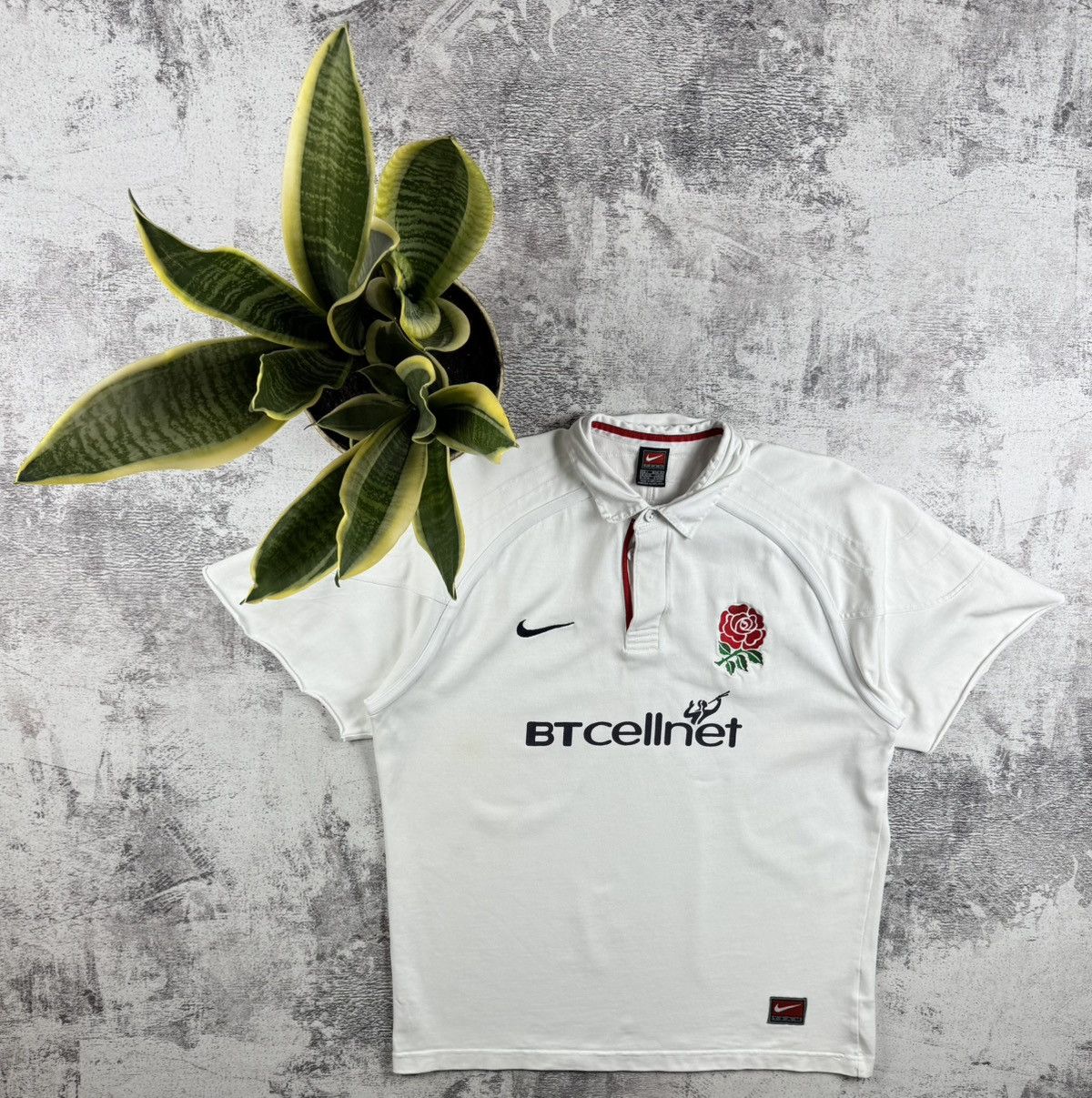 Nike Nike Home Team National 1999/2000 England Polo Jersey T Shirt Size US L / EU 52-54 / 3 - 1 Thumbnail