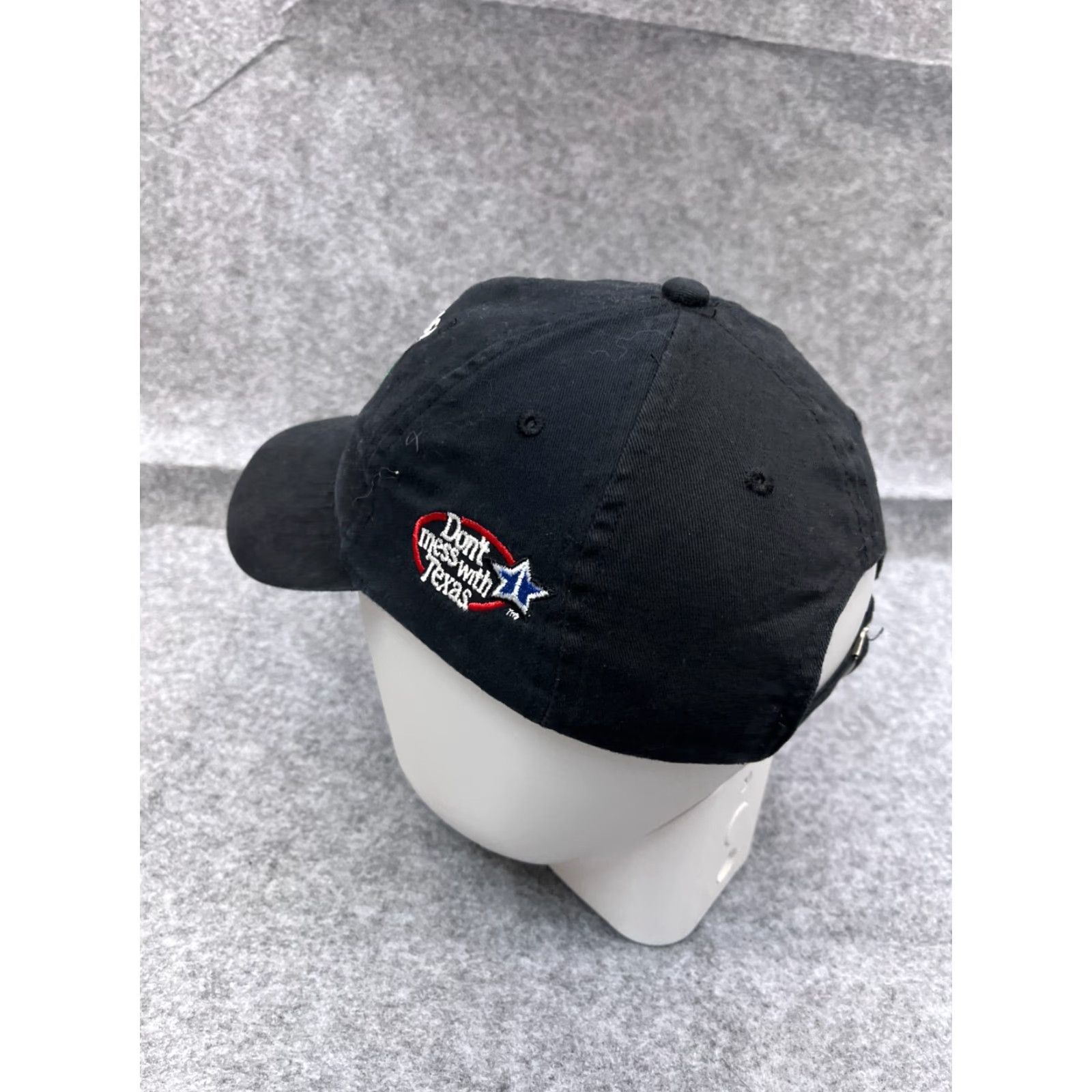 Vintage Headshot Hat Cap Adjustable One Size Black Polyester Blend - Classic Baseball Cap - Unisex Adults - Outdoor Logo - Casual Wear Size ONE SIZE - 5 Thumbnail