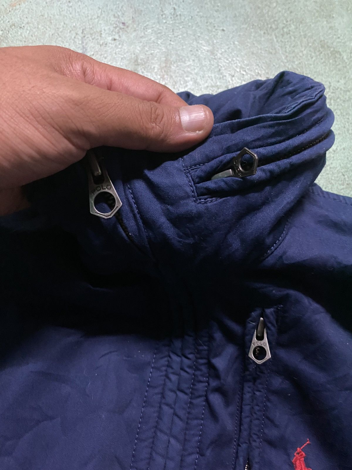 Polo Ralph Lauren × Vintage Polo Ralph Lauren Zipper Packable Hoodie Size US S / EU 44-46 / 1 - 10 Thumbnail