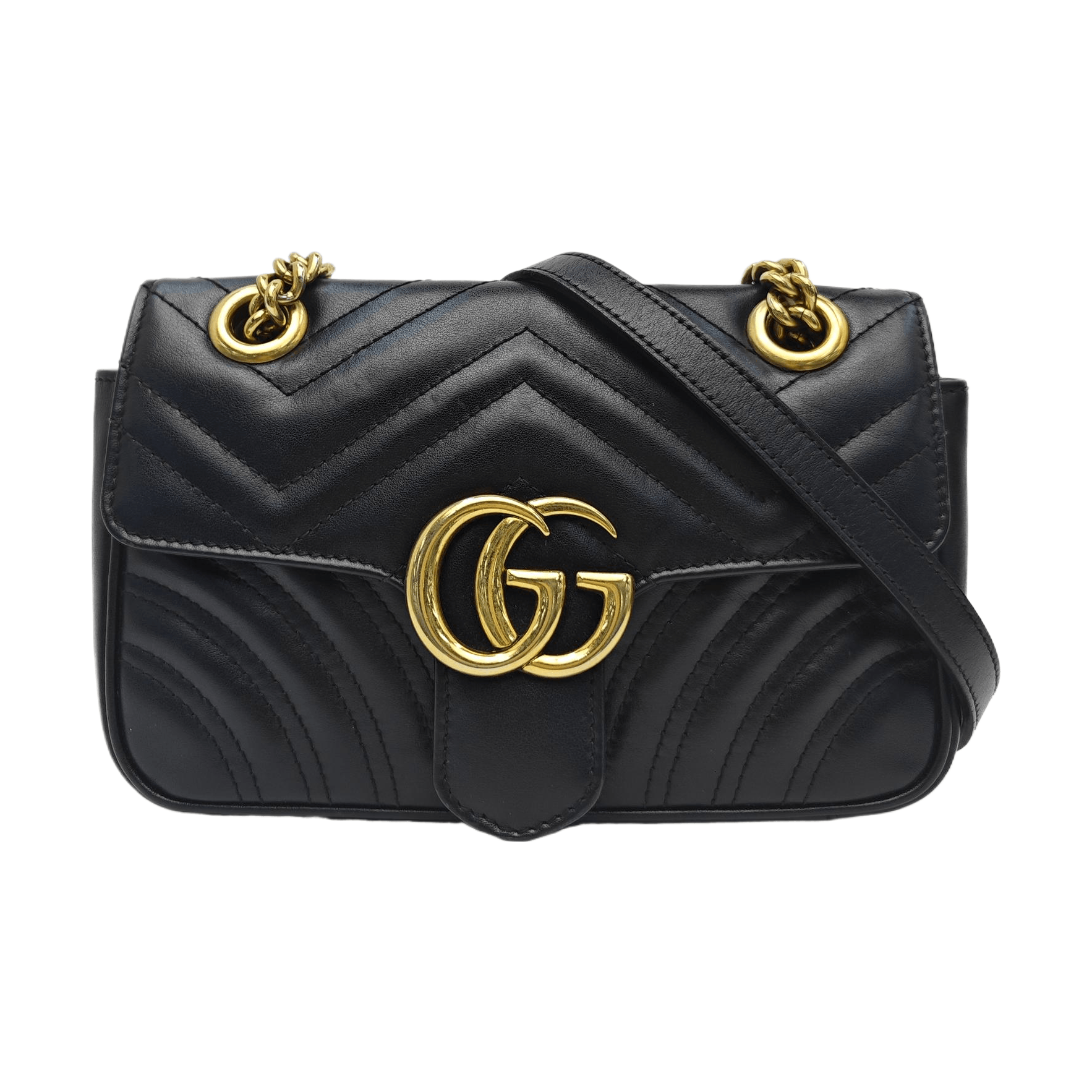 Gucci Gucci GG Marmont Matelasse Small Shoulder Bag Size ONE SIZE - 1 Thumbnail
