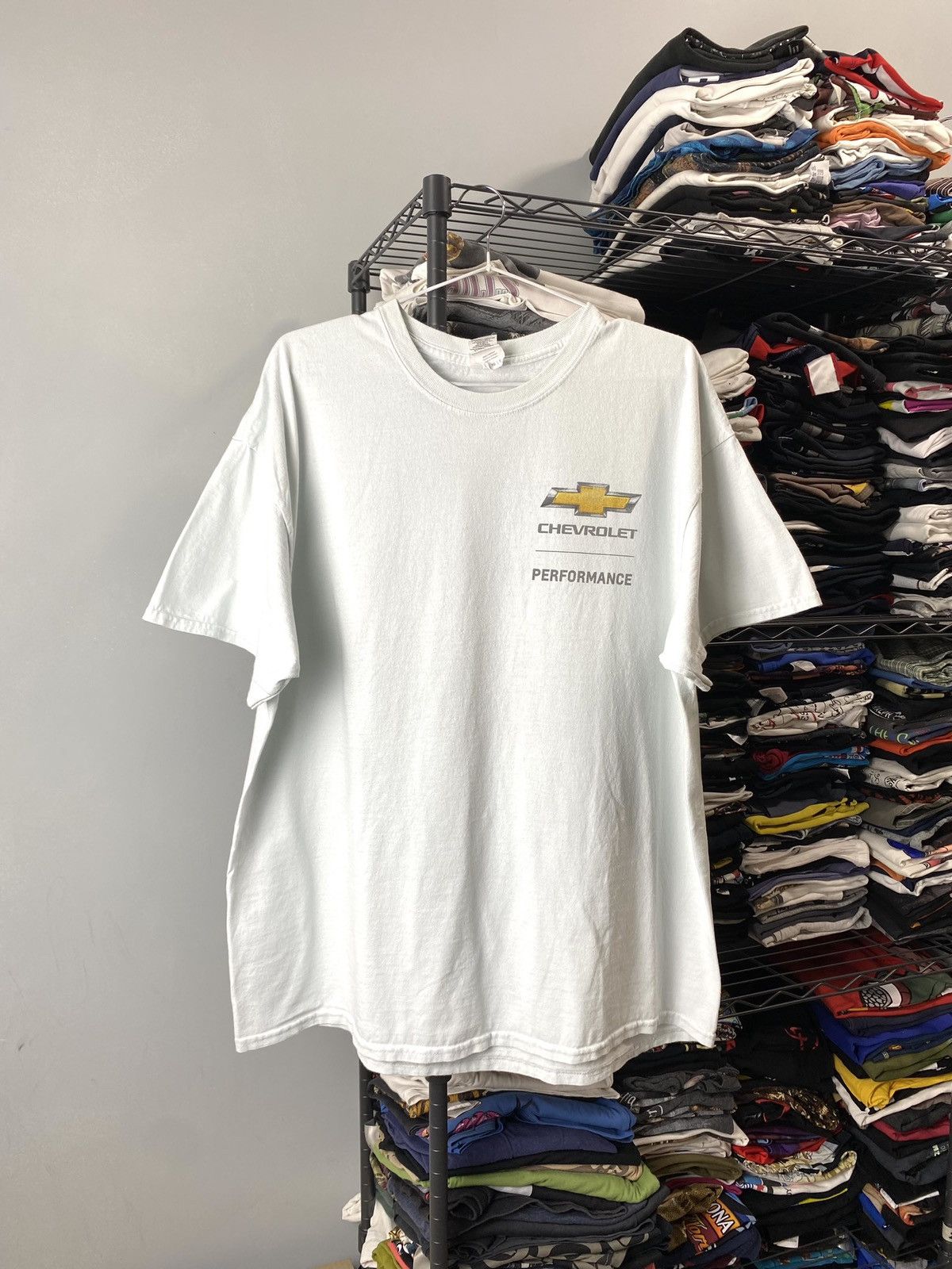 Vintage Vintage Chevrolet Racing T Shirt Corvette Camaro SS Size US XL / EU 56 / 4 - 2 Thumbnail