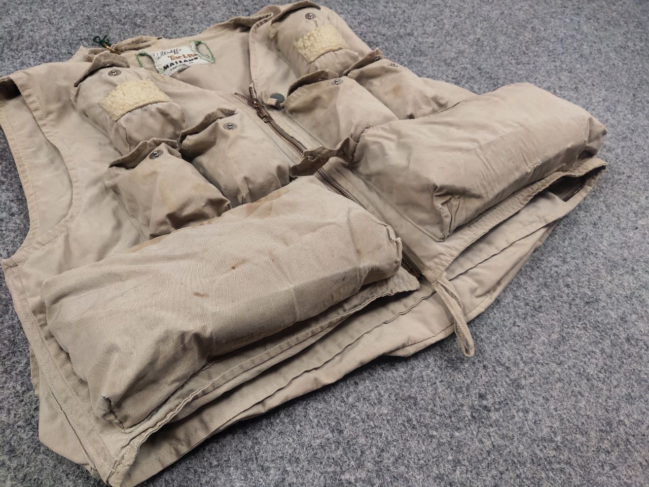 Vintage Rare Vintage 40~50's Masland Tac-L-Pac Fly Hunting Fish Vest Size US M / EU 48-50 / 2 - 11 Thumbnail