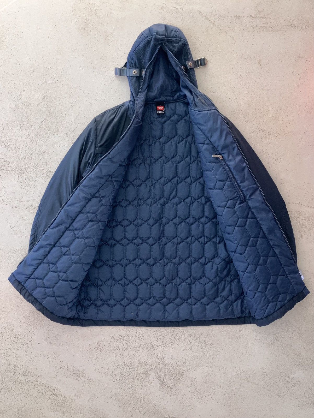 Diesel Rare 1990s Diesel Archive Ice Parka Jacket with a mesh mask Size US M / EU 48-50 / 2 - 7 Thumbnail