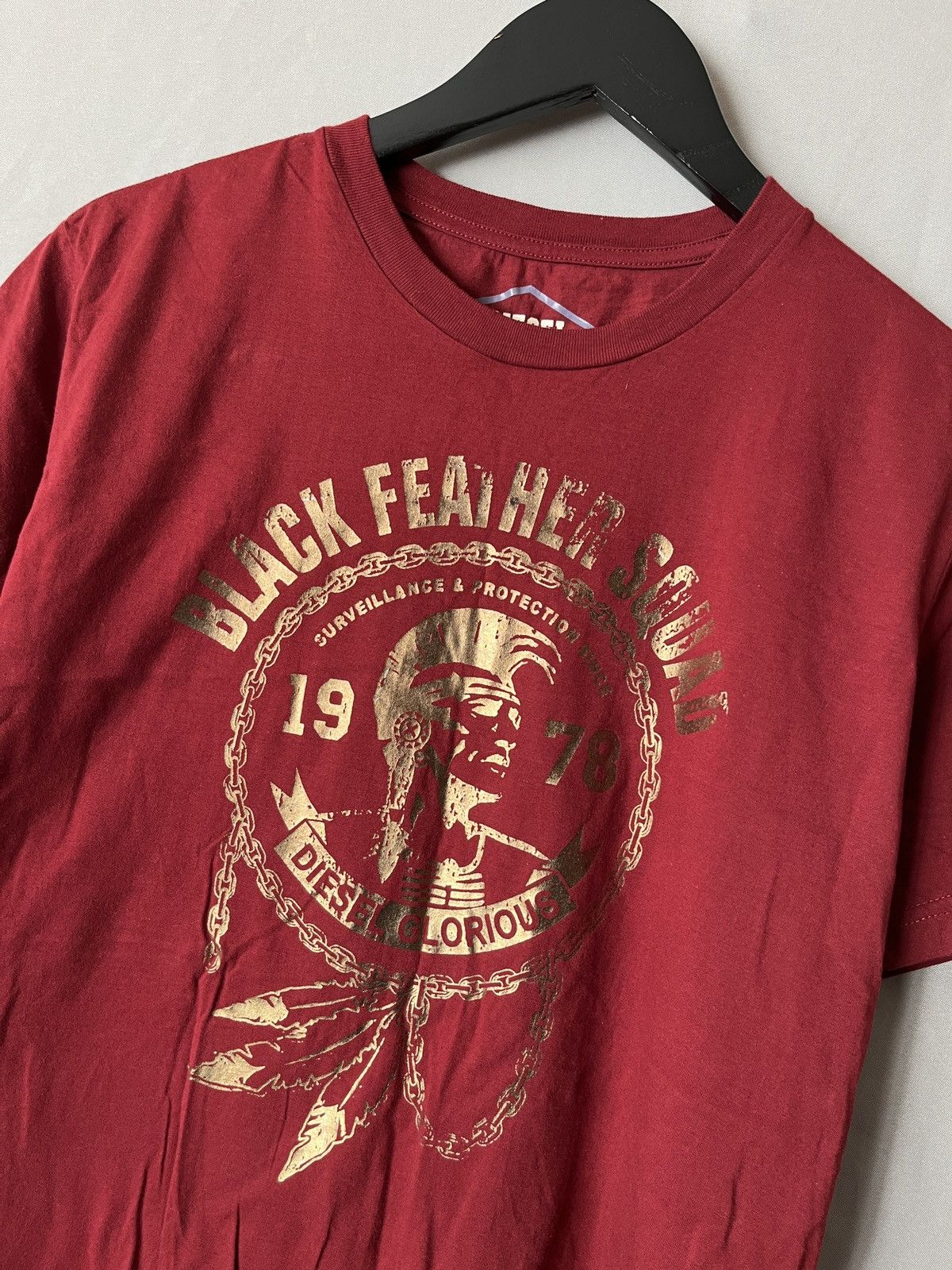 Diesel Diesel Black Feather Squad Zyzz T-shirt Size US L / EU 52-54 / 3 - 10 Thumbnail